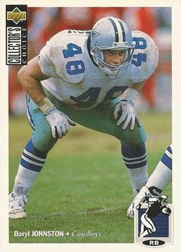 #287 Daryl Johnston - Dallas Cowboys - 1994 Collector's Choice Football