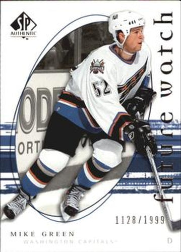 #287 Mike Green - Washington Capitals - 2005-06 SP Authentic Hockey
