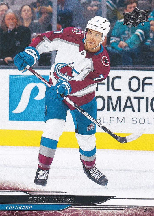 #287 Devon Toews - Colorado Avalanche - 2024-25 Upper Deck Hockey