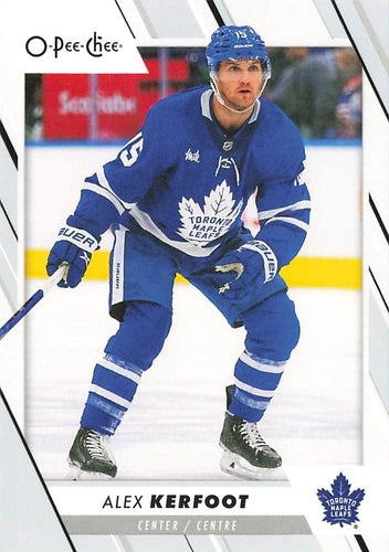 #287 Alex Kerfoot - Toronto Maple Leafs - 2023-24 O-Pee-Chee Hockey