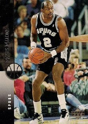 #288 Moses Malone - San Antonio Spurs - 1994-95 Upper Deck Basketball