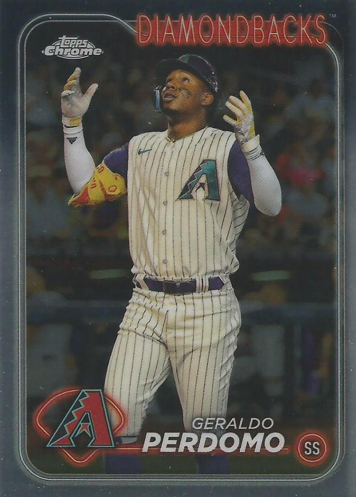 #288 Geraldo Perdomo - Arizona Diamondbacks - 2024 Topps Chrome Baseball