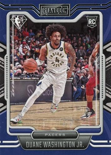 #288 Duane Washington Jr. - Indiana Pacers - 2021-22 Panini Chronicles Basketball