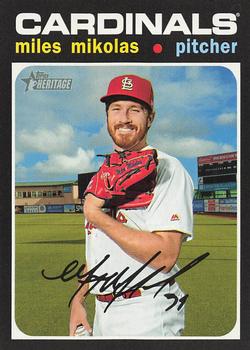 #288 Miles Mikolas - St. Louis Cardinals - 2020 Topps Heritage Baseball
