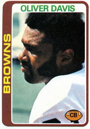 #288 Oliver Davis - Cleveland Browns - 1978 Topps Football