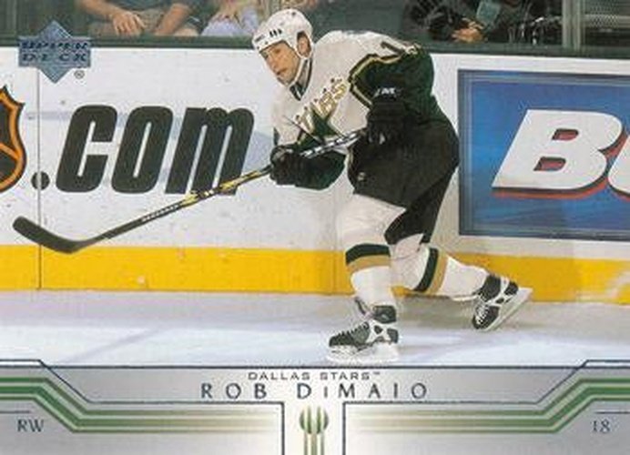#288 Rob DiMaio - Dallas Stars - 2001-02 Upper Deck Hockey