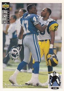 #288 Ryan McNeil - Detroit Lions - 1994 Collector's Choice Football