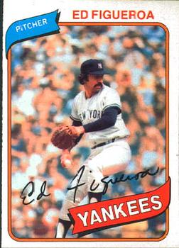 #288 Ed Figueroa - New York Yankees - 1980 O-Pee-Chee Baseball