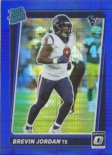 #288 Brevin Jordan - Houston Texans - 2021 Donruss Optic - Blue Hyper Football