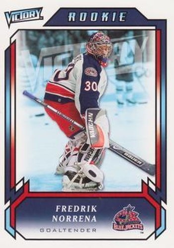 #288 Fredrik Norrena - Columbus Blue Jackets - 2006-07 Upper Deck Victory Update Hockey