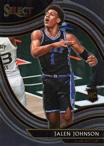 #288 Jalen Johnson - Duke Blue Devils - 2021 Panini Chronicles Draft Picks Basketball