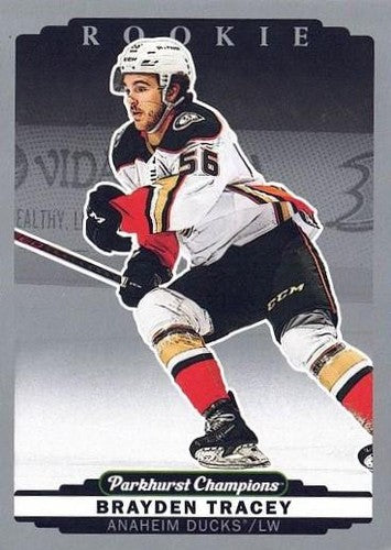 #288 Brayden Tracey - Anaheim Ducks - 2022-23 Parkhurst Champions - Silver Hockey