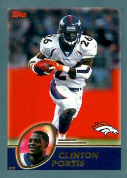 #288 Clinton Portis - Denver Broncos - 2003 Topps Football