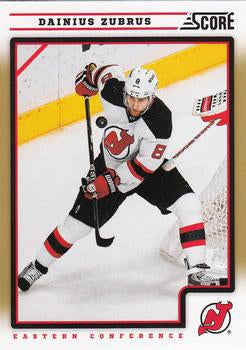 #288 Dainius Zubrus - New Jersey Devils - 2012-13 Score - Gold Rush Hockey