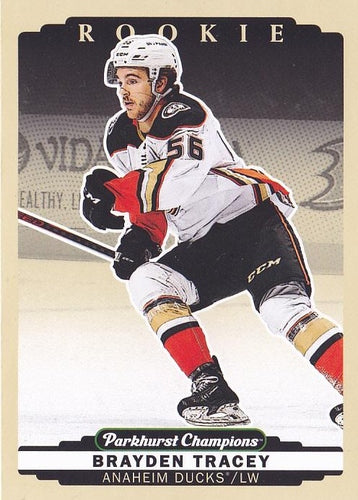 #288 Brayden Tracey - Anaheim Ducks - 2022-23 Parkhurst Champions Hockey