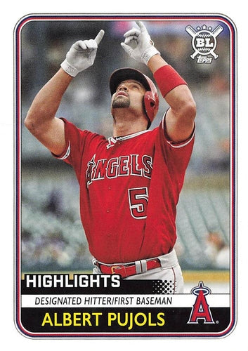 #289 Albert Pujols - Los Angeles Angels - 2020 Topps Big League Baseball