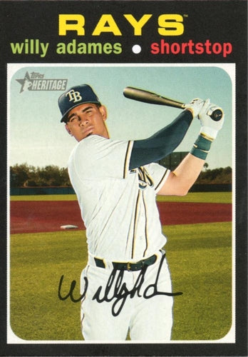 #289 Willy Adames - Tampa Bay Rays - 2020 Topps Heritage Baseball