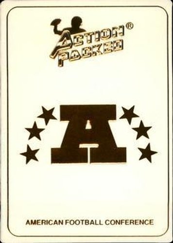 #289 AFC Logo Card - 1991 Action Packed Football