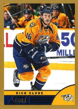 #289 Richard Clune - Nashville Predators - 2013-14 Score - Gold Hockey