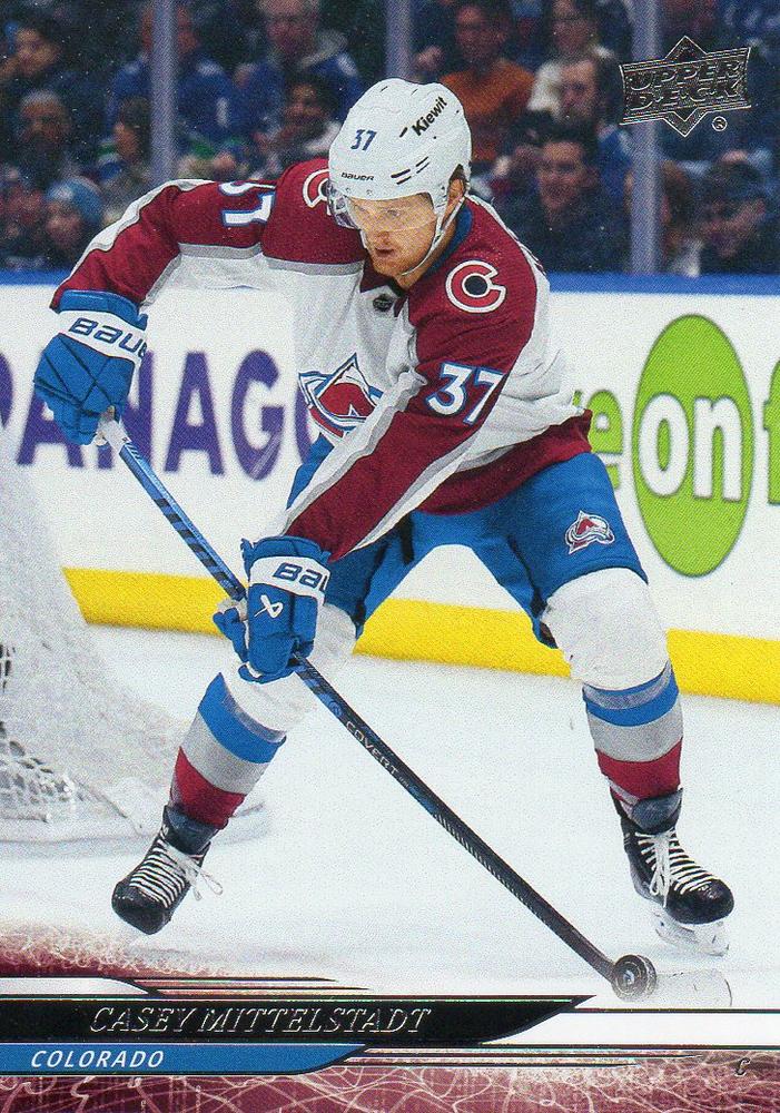 #289 Casey Mittelstadt - Colorado Avalanche - 2024-25 Upper Deck Hockey