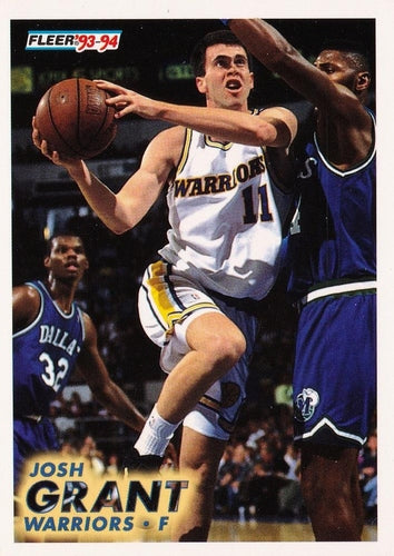 #289 Josh Grant - Golden State Warriors - 1993-94 Fleer Basketball