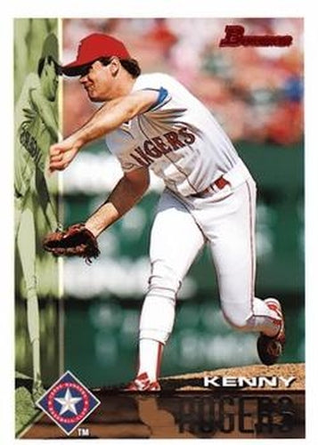 #289 Kenny Rogers - Texas Rangers - 1995 Bowman Baseball