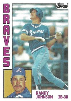 #289 Randy Johnson - Atlanta Braves - 1984 Topps Baseball