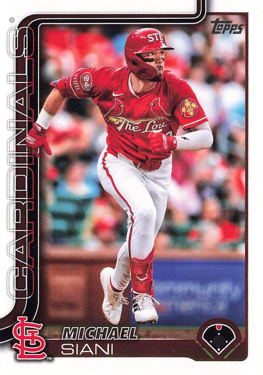 #289 Michael Siani - St. Louis Cardinals - 2025 Topps Baseball