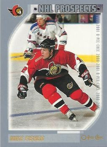#289 Mike Fisher - Ottawa Senators - 2000-01 O-Pee-Chee Hockey