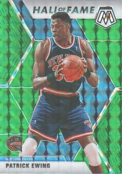 #289 Patrick Ewing - New York Knicks - 2019-20 Panini Mosaic - Green Prizm Basketball