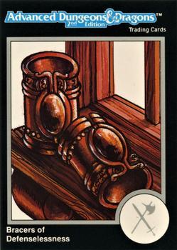#289 Bracers of Defenselessness - 1991 TSR Advanced Dungeons & Dragons - Silver