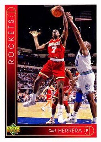 #289 Carl Herrera - Houston Rockets - 1993-94 Upper Deck Basketball