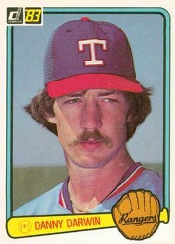 #289 Danny Darwin - Texas Rangers - 1983 Donruss Baseball