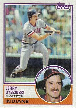 #289 Jerry Dybzinski - Cleveland Indians - 1983 Topps Baseball