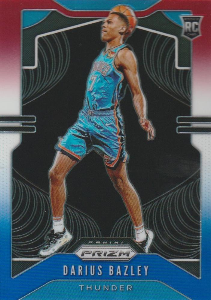 #289 Darius Bazley - Oklahoma City Thunder - 2019-20 Panini Prizm - Prizms Red White and Blue Basketball