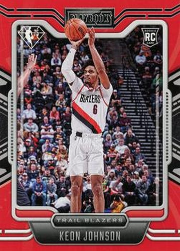 #289 Keon Johnson - Portland Trail Blazers - 2021-22 Panini Chronicles Basketball