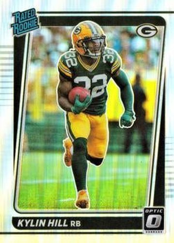 #289 Kylin Hill - Green Bay Packers - 2021 Donruss Optic - Holo Football