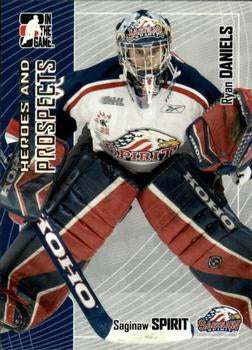 #289 Ryan Daniels - Saginaw Spirit - 2005-06 In The Game Heroes and Prospects Hockey