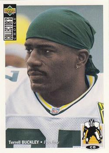 #289 Terrell Buckley - Green Bay Packers - 1994 Collector's Choice Football