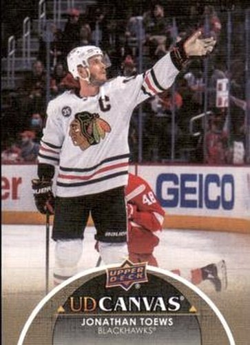 #C289 Jonathan Toews - Chicago Blackhawks - 2021-22 Upper Deck - UD Canvas Hockey