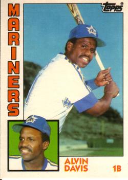 #28T Alvin Davis - Seattle Mariners - 1984 Topps Traded Baseball