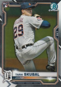 #28 Tarik Skubal - Detroit Tigers - 2021 Bowman Chrome Baseball