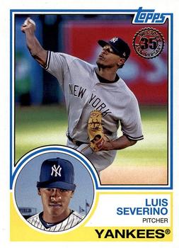 #83-28 Luis Severino - New York Yankees - 2018 Topps - 1983 Topps Baseball 35th Anniversary Baseball