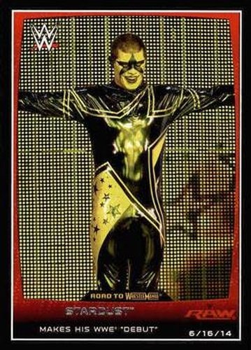 #28 Stardust - 2015 Topps WWE Road to Wrestlemania Wrestling
