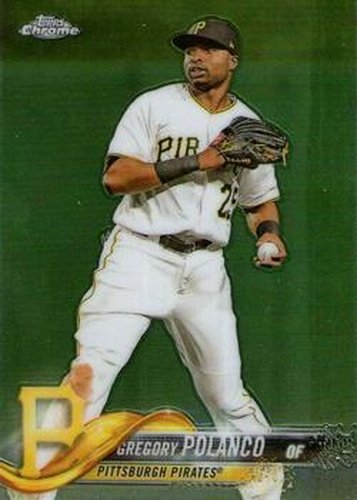 #28 Gregory Polanco - Pittsburgh Pirates - 2018 Topps Chrome Baseball