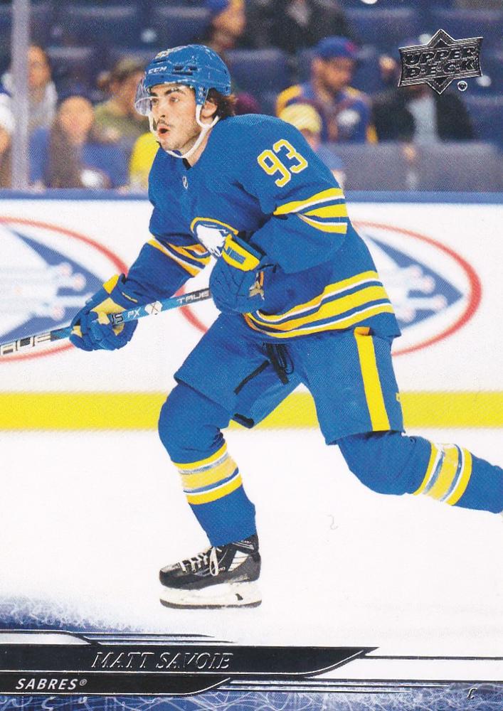 #28 Matt Savoie - Buffalo Sabres - 2024-25 Upper Deck Hockey