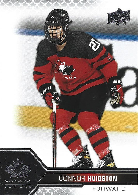 #28 Connor Hvidston - Canada - 2022-23 Upper Deck Team Canada Juniors Hockey