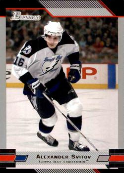 #28 Alexander Svitov - Tampa Bay Lightning - 2003-04 Bowman Draft Picks and Prospects Hockey