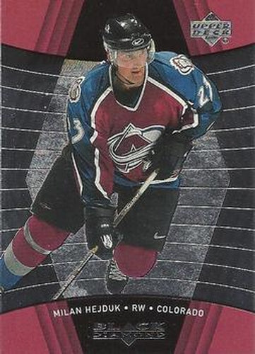 #28 Milan Hejduk - Colorado Avalanche - 1999-00 Upper Deck Black Diamond Hockey