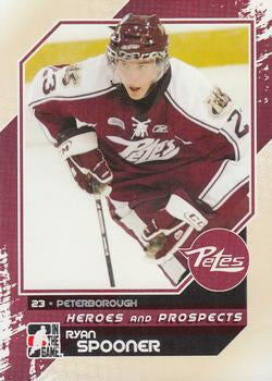 #28 Ryan Spooner - Peterborough Petes - 2010-11 In The Game Heroes and Prospects Hockey
